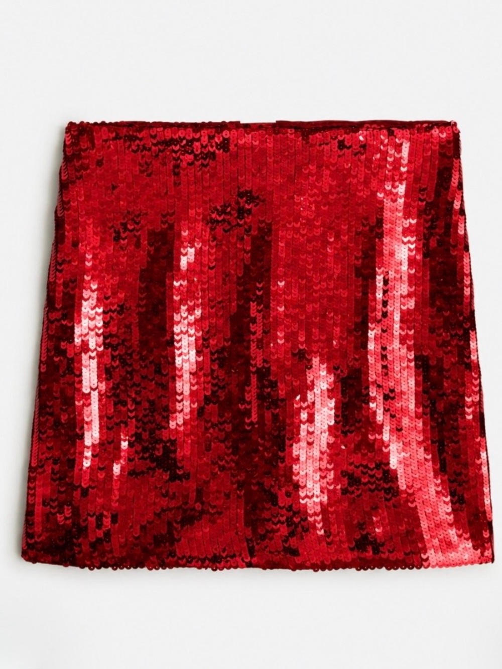 J.Crew Red Sequin Mini Skirt - Sz 8